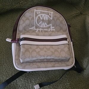 Coach Burgundy Leather Bag